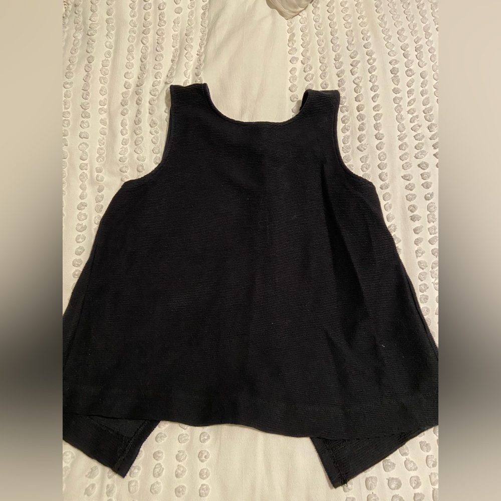 Madewell Open Back Black Tank Top